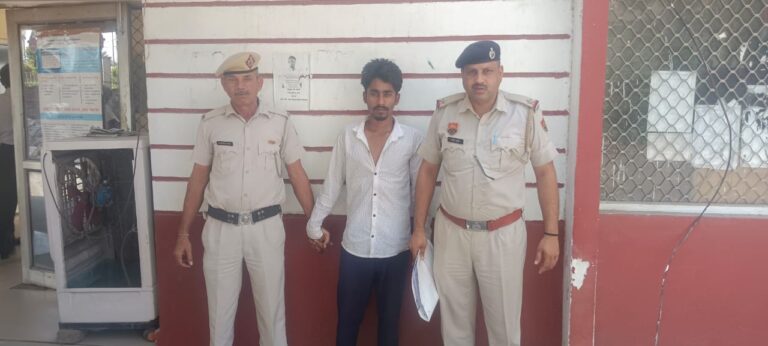 मोटरसाईकिल चोरी करने की घटना में संलिप्त आरोपी को किया गिरफ्तार, न्यायालय में पेशकर लिया पुलिस रिमाण्ड पर